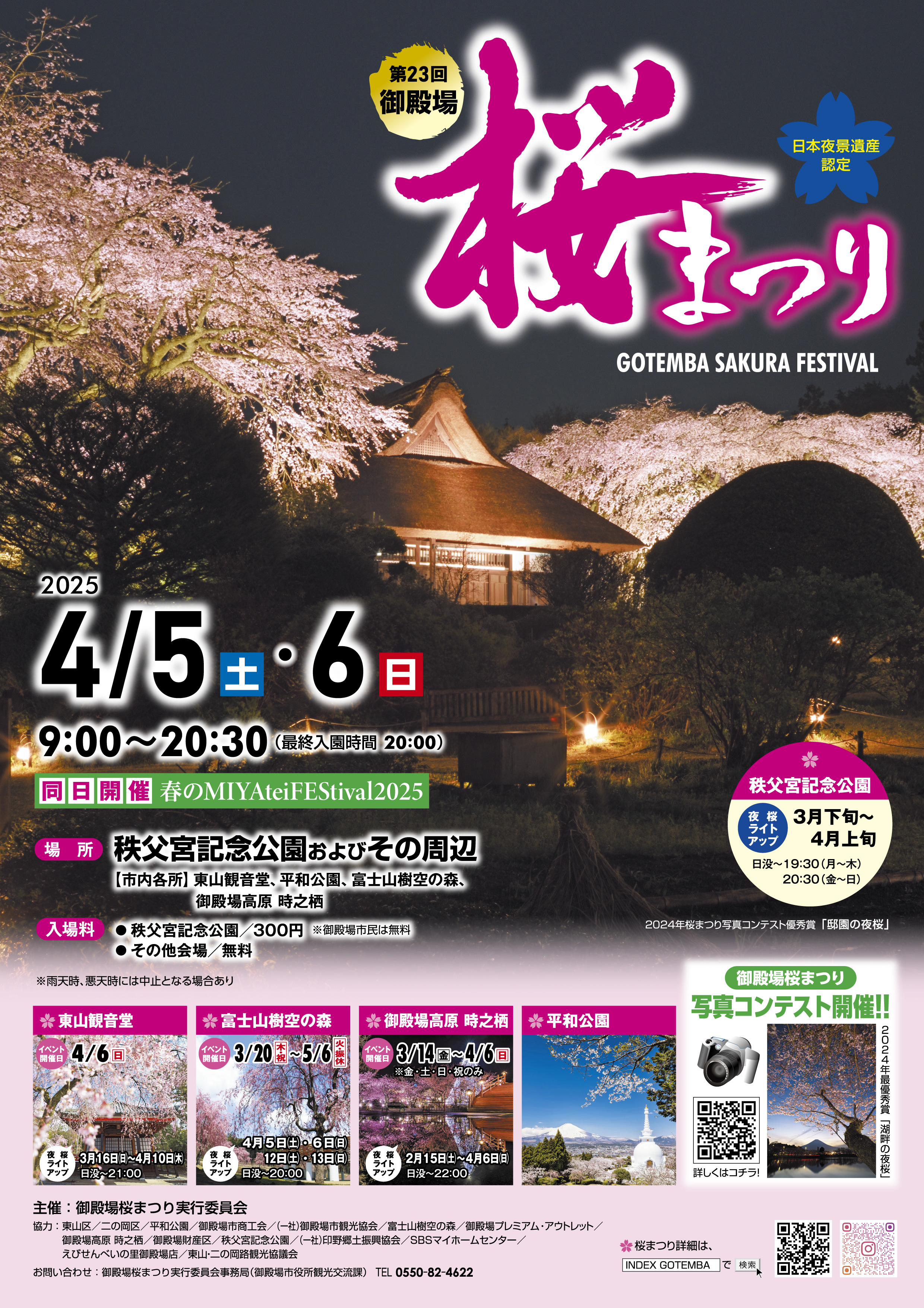 第23回御殿場桜まつり | indexgotemba